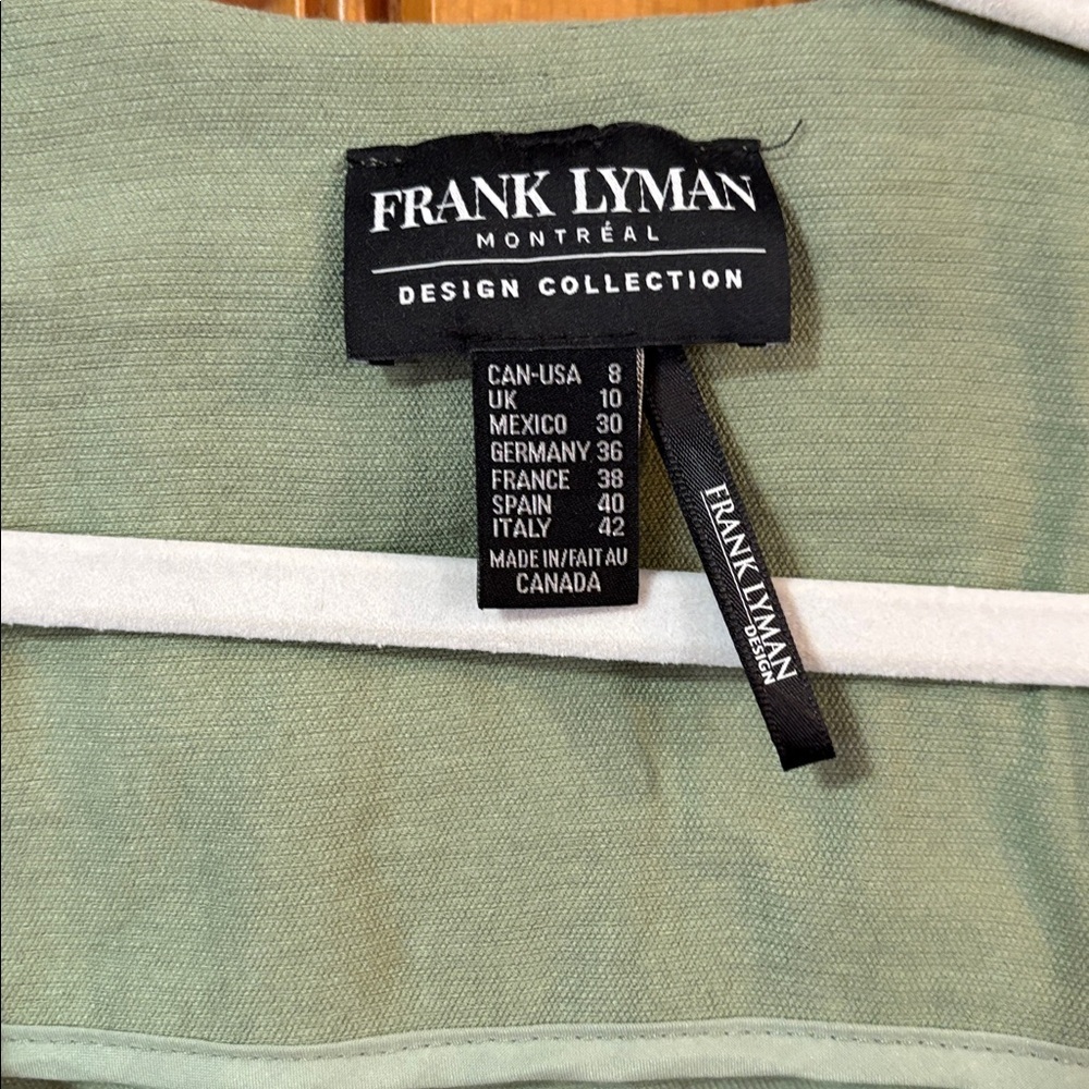 Frank Lyman Women's Green Open Lightweight Coat - Size 8 - Picture 2 of 7
